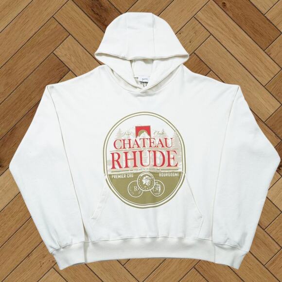 Men's White Hoodie Rhude - Picture 1 of 5